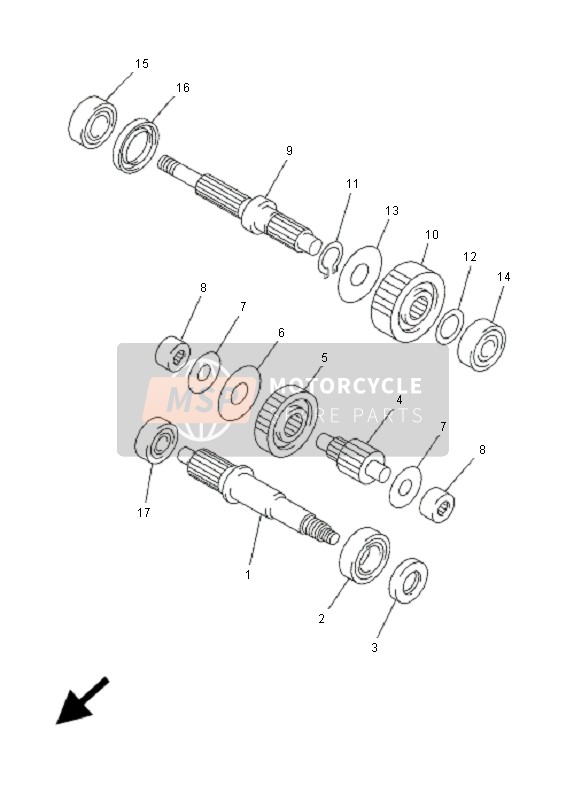 Yamaha YP250R X-MAX 2009 Transmission for a 2009 Yamaha YP250R X-MAX